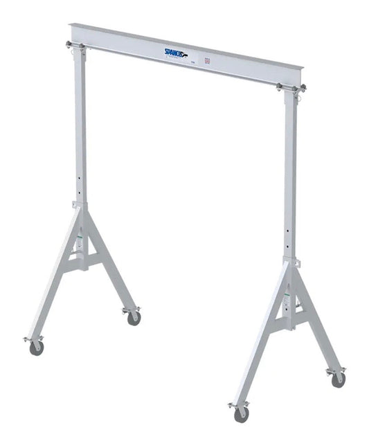 1/2 Ton Adjustable Height Aluminum Gantry 10' Span 11' Height